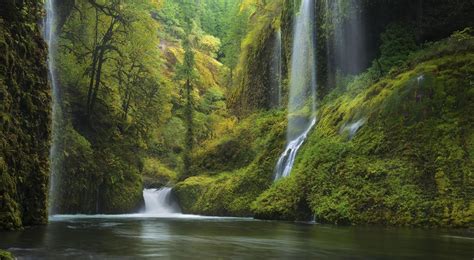 2048x1127 Landscape River Waterfall Forest Wallpaper Coolwallpapersme