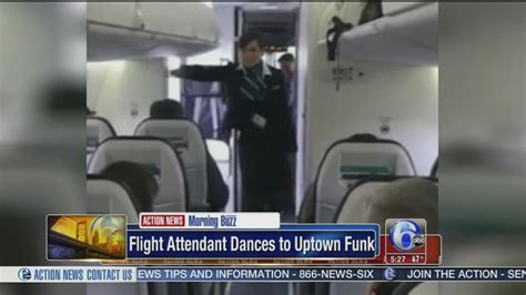 Flight Attendant Dances To Uptown Funk 6abc Philadelphia