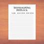 Printable Downloadable Thanksgiving Potluck Sheet