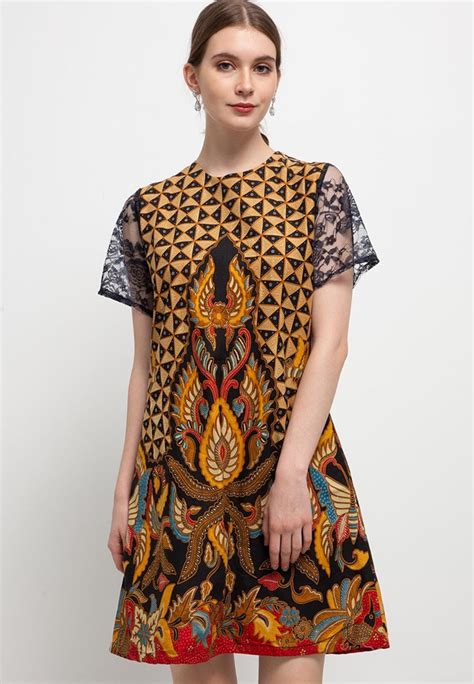 Batik Dress Mini Dress Batik Indonesia Batik For Women Etsy