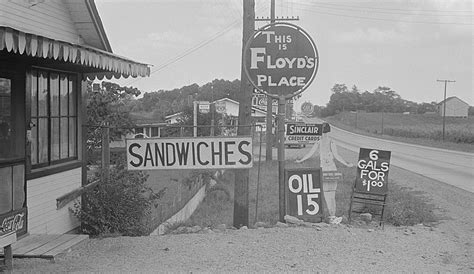 Hand Painted Tourists Sign — Cherry Gallery