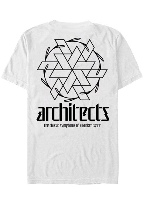 Architects The Classic Symptoms Of A Broken Spirit White T Shirt Impericon Uk