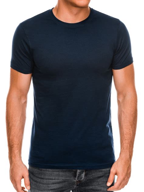 Bbh mens gym t shirt longline slim muscle fit long sleeve plain curved hem teetop rated seller. Men's plain t-shirt S884 - navy | MODONE wholesale ...