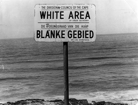 Apartheid Era Signs In South Africa