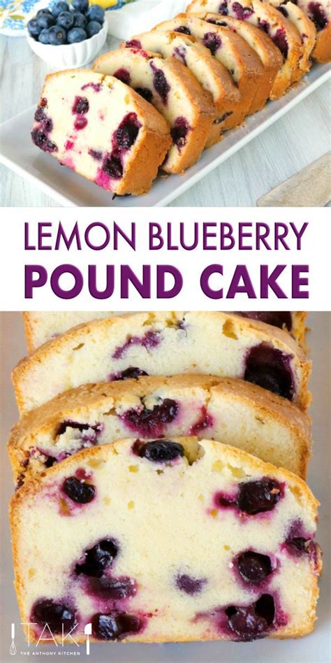 Lemon Blueberry Pound Cake Recipe Recipe Blueberry Recipes Lemon