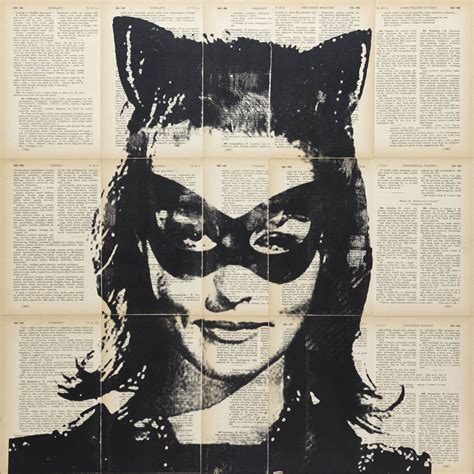 Julie Newmar Catwoman Painting — Dane Shue Art