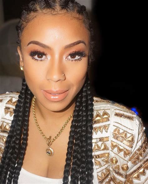 Keyshia Cole Red Braids