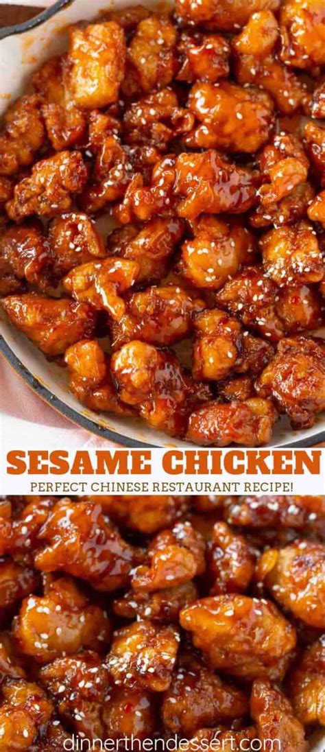 easy sesame chicken recipe [video] dinner then dessert