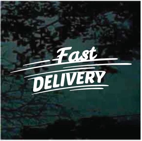 Fast Delivery Window Sign Decals And Stickers Customized Decal Junky