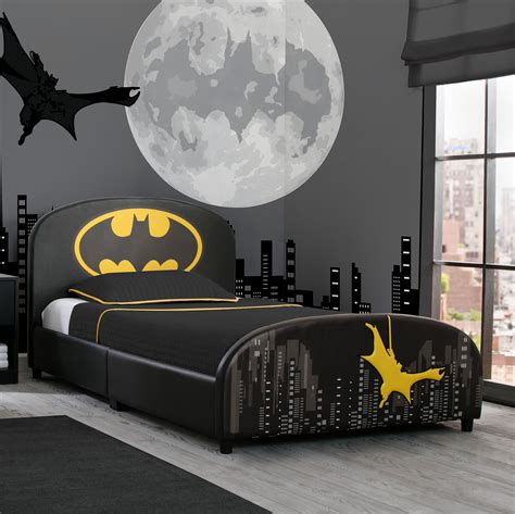 Yes, you are in the right place. DC Batman Upholstered Twin Bed Durable 350 Lbs Kids ...
