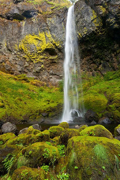 Green Elowah Falls Photograph By Thorsten Scheuermann Fine Art America