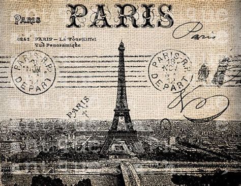 Ahparis Paris Illustration Paris Postcard