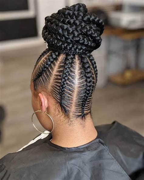 24 Stunning Cornrow Hairstyles Updos 2020 To Copy Hair Styles