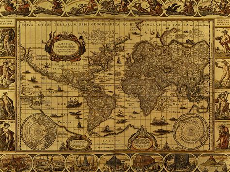 Vintage Maps Wallpapers Wallpaper Cave