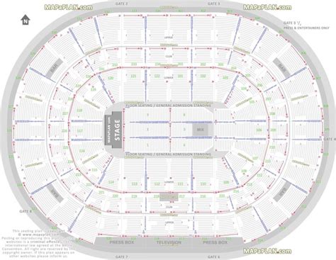 Detailed Metlife Stadium Seating Chart With Seat Numbers Stadium