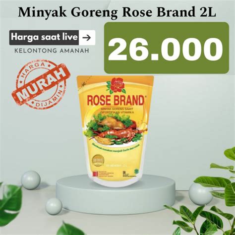 Jual Minyak Goreng Rose Brand Kemasan 2 Liter Shopee Indonesia