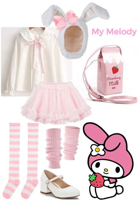 My Melody Cosplay Outfit Shoplook