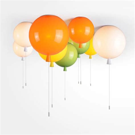 Modern Multi Colors Childhood Memories Ceiling Lamps Colorful Balloon