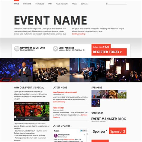 Event Manager Wordpress Theme Wpexplorer