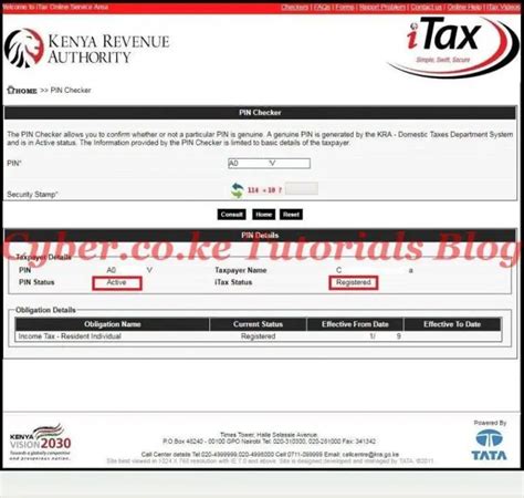 How To Confirm The Validity Of Kra Pin Using Itax Pin Checker