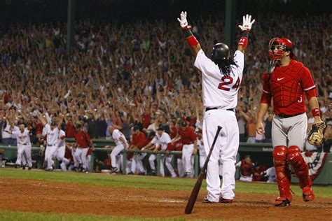 Red Sox Memories Manny Ramirez Hits Walk Off Home Run In 2007 Alds