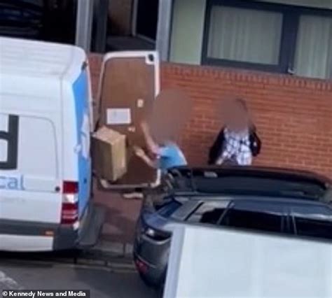Friday 17 June 2022 1046 Am Moment Dpd Driver Furiously Hurls Packages