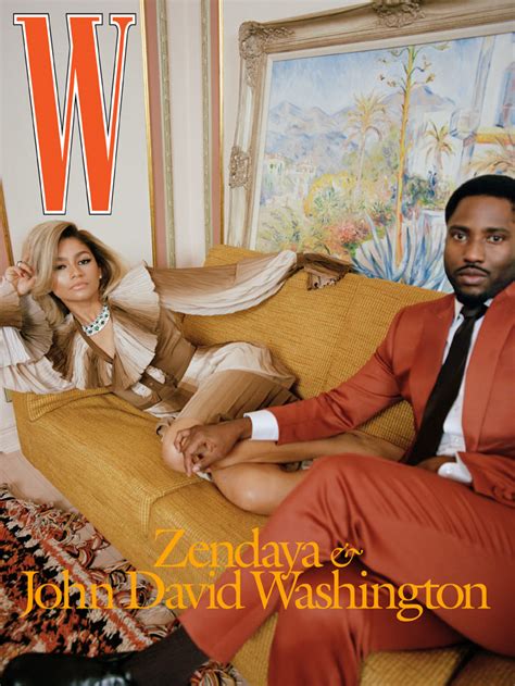 Malcolm Marie Stars Zendaya And John David Washington Cover W Magazine S Latest Issue Tom