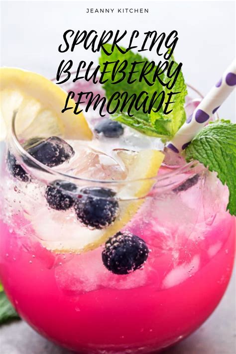 Sparkling Blueberry Lemonade Blueberry Lemonade Lemonade Blueberry