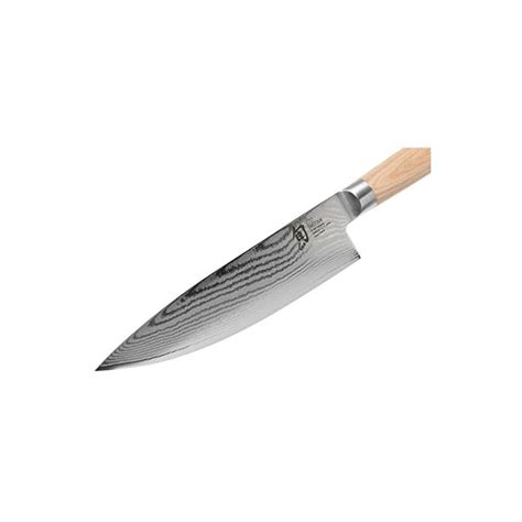 shun cutlery classic blonde chef s knife 8” thin light kitchen knife ideal for all around