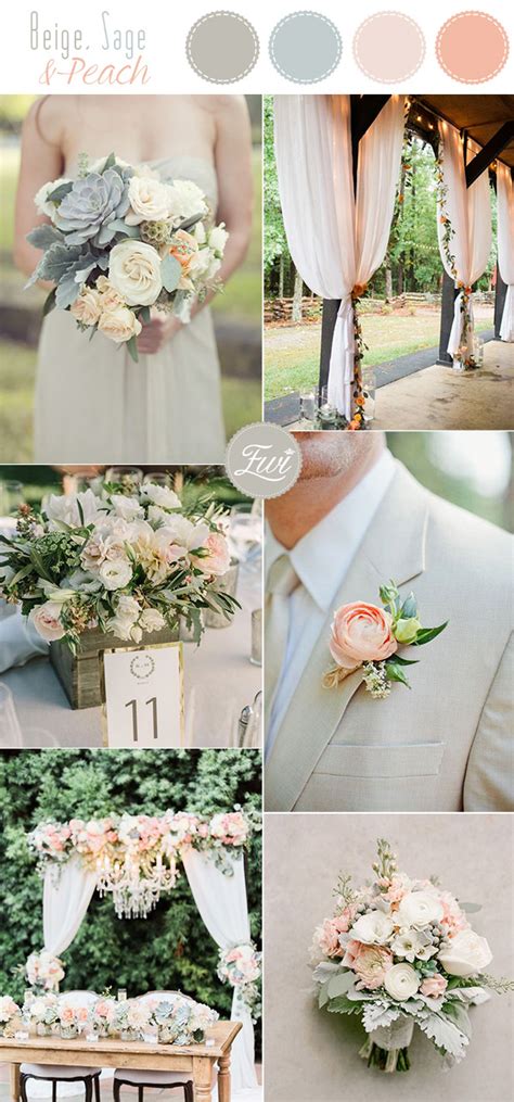 10 Stunning Neutral Flower Bouquets Inspired Wedding Color