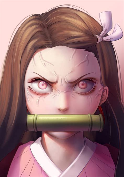 Angry Nezuko See Prev Post For Happy Nezuko By Shirosakihichi On