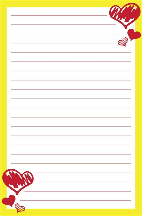 Best Love Letter Templates Printable PDF For Free At Printablee