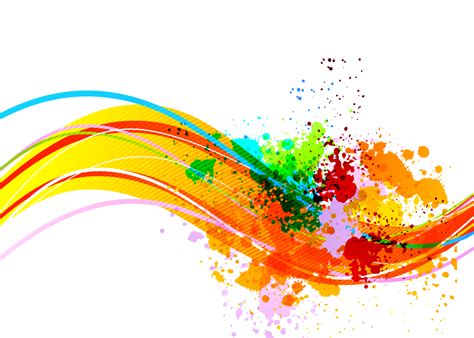 Download Color Lines Dynamic Watercolor Ink Painting Clipart Png Free