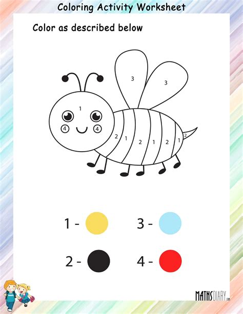 Math Coloring Worksheets Preschool