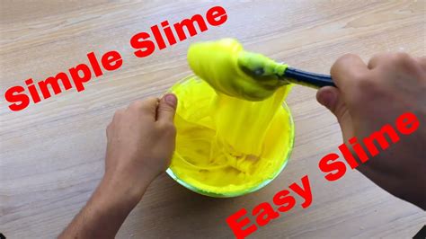 Diy Simple Slime How To Make Easy Slime With Glue Shaving Foam Contact