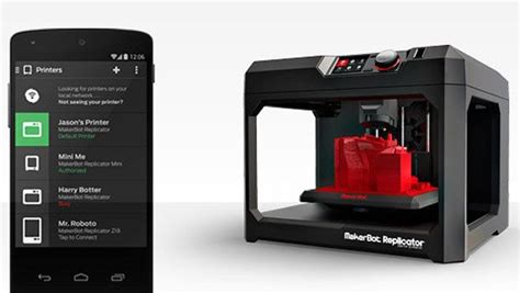 The printer control panel provides the most important printer controls you'd need for manual operations. MakerBot releases Android app for controlling 3D printers ...