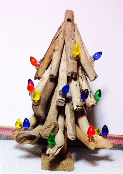 Mini Driftwood Xmas Tree Holiday Crafts Xmas Tree Crafts