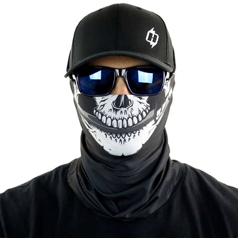 Krazy K Bar Skull Face Mask Biker Skull Bandana Hoo Rag
