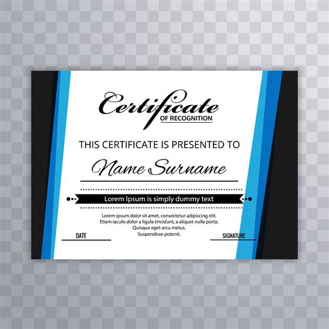 Certificate Premium Template Awards Diploma Creative Design 243563