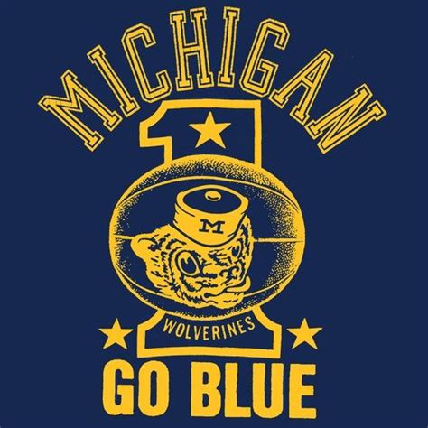 University Of Michigan Go Blue Frank Ozmun Graphic Design Michigan