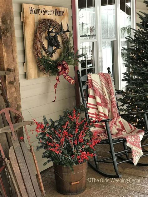 30 Cool Farmhouse Decorating Ideas For Christmas To Try Christmas
