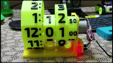3d Printed Clock Arduino Clock By Atechtechnology Youtube