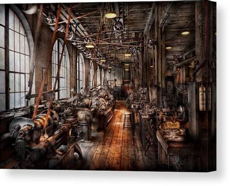 Machinist A Fully Functioning Machine Shop Canvas Print Canvas Art