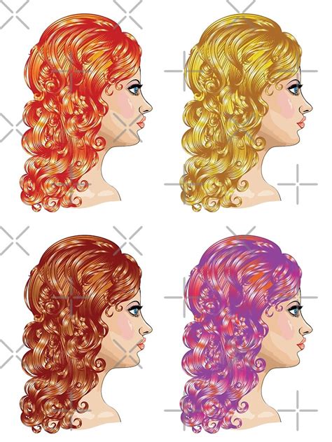 Curly Hairstyle By Annartshock Redbubble