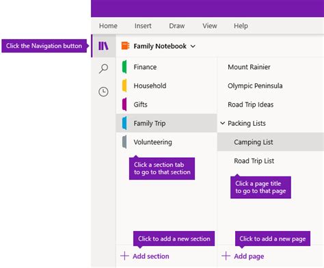 Navigate Your Notes With Onenote For Windows 10 And Onenote For Mac