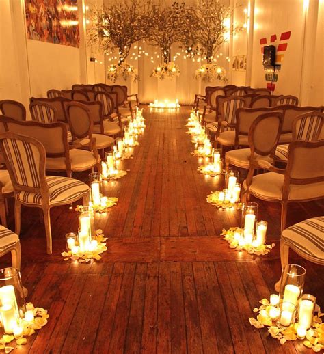 Take 2 Of The Indoor Forest With Fairy Light Aisle Indoor Wedding