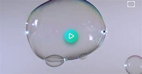 Bubbles Bursting In “slow Motion”  On Imgur