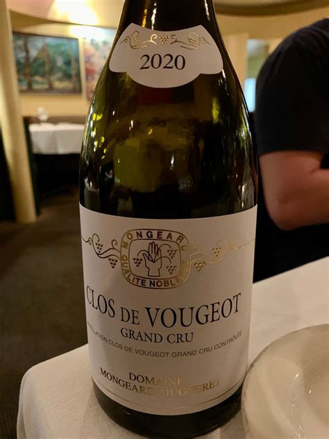 2020 Mongeard Mugneret Clos Vougeot France Burgundy Côte de Nuits