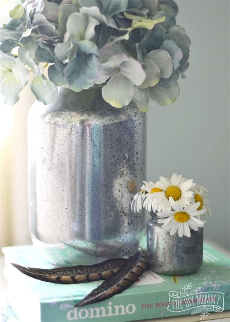 Make Faux Mercury Glass Vases From Recycled Jars The Diy Mommy