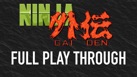 Ninja Gaiden Arcade Full Playthrough Hd Youtube